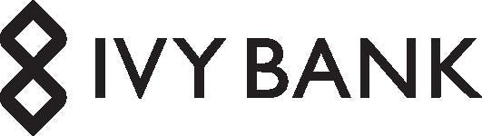 Ivy Bank Black and White Logo